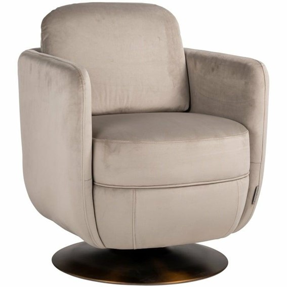 Fotel Obrotowy TURNER Beżowy