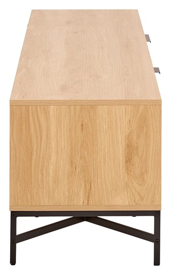 Szafka RTV JAIPUR Dąb/Czarny