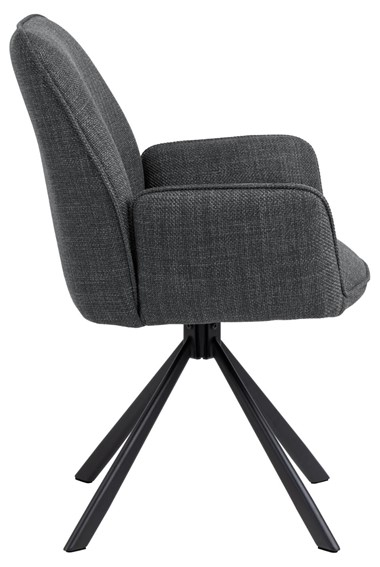 Krzesło GLENDA Basel 19 Szary Ciemny