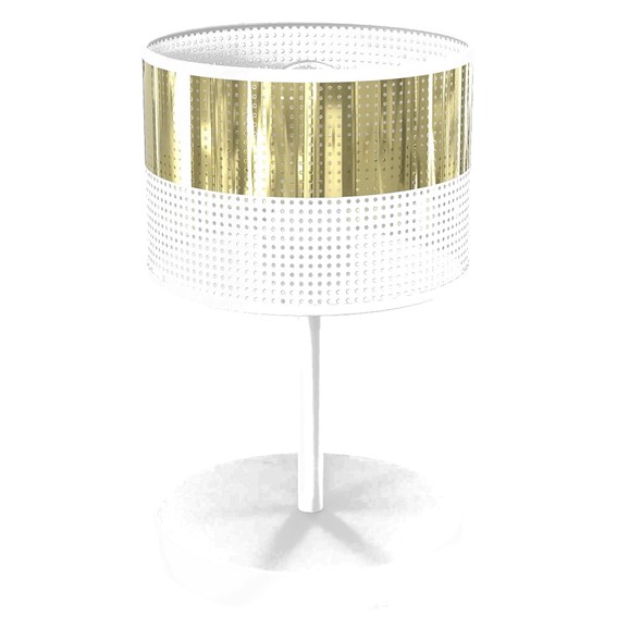 Lampa Biurkowa LUX LN1 Biały/Złoty