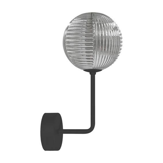 Kinkiet GRETA K-5718 Grafitowy/Czarny