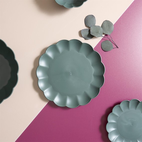 Talerz Obiadowy IRIS 25,5cm Szary