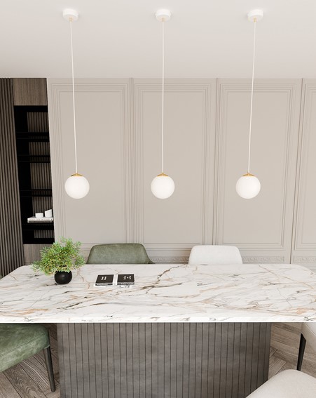 Lampa Wisząca ROYAL 1 Biały