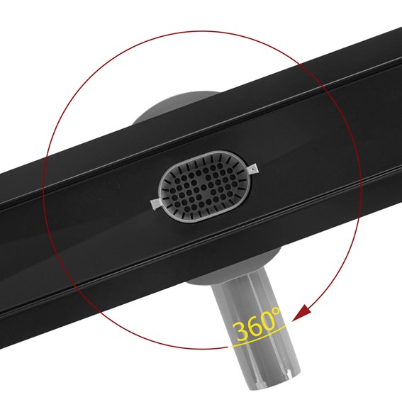 Odpływ NEOX PRO 700 Czarny