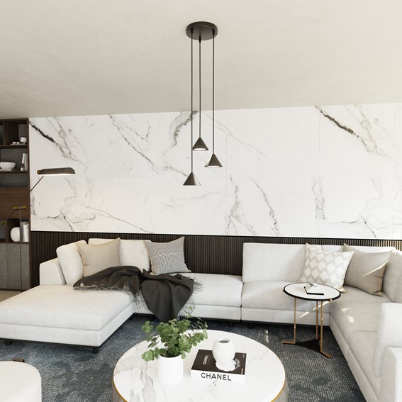 Lampa Wisząca ELIT 3 PREMIUM Czarny