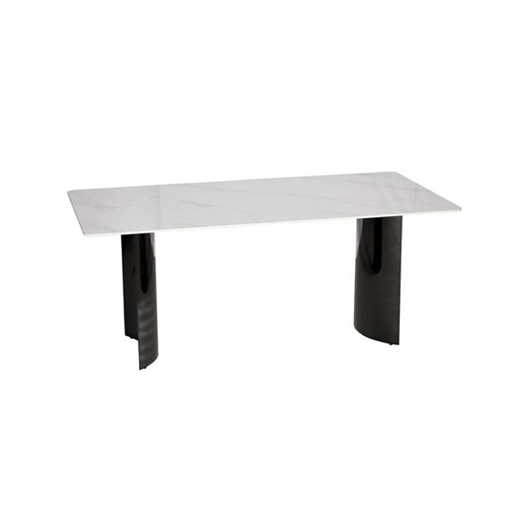 Stół MODIG M91 180x90cm Biały/Grafitowy