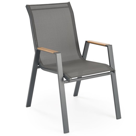 Krzesło Ogrodowe HOVER Popielaty/Antracytowy