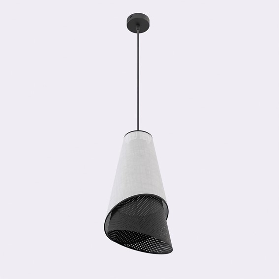 Lampa Wisząca MODA 1 Czarny/Szary