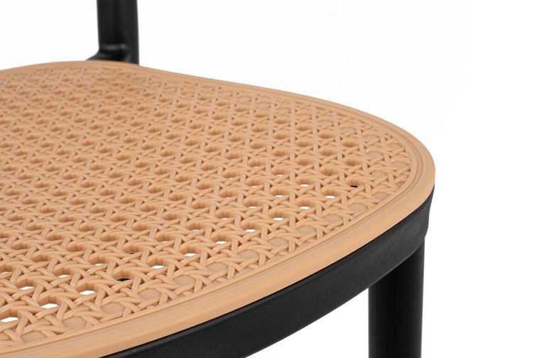 Krzesło Barowe WICKY Czarny