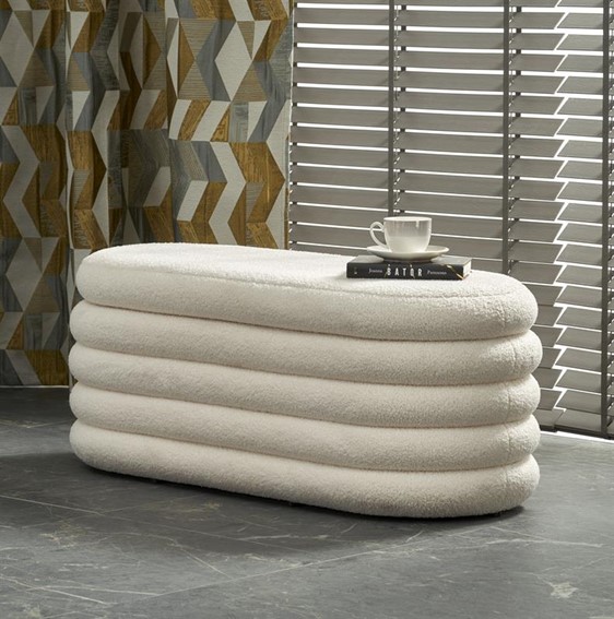 Ławka z Funkcją Pojemnika BLISS Kremowy