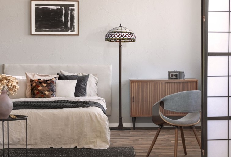 Lampa Podłogowa TIFANY K-F182208 Wielokolorowy