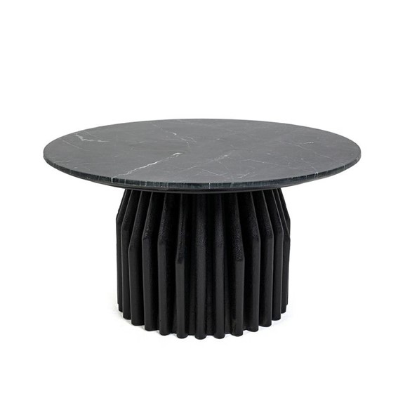 Stolik Kawowy LEVANTE Fi75cm Czarny