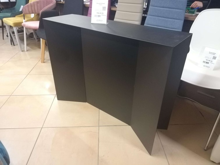 Konsola OLI Metal 100x30 Czarny
