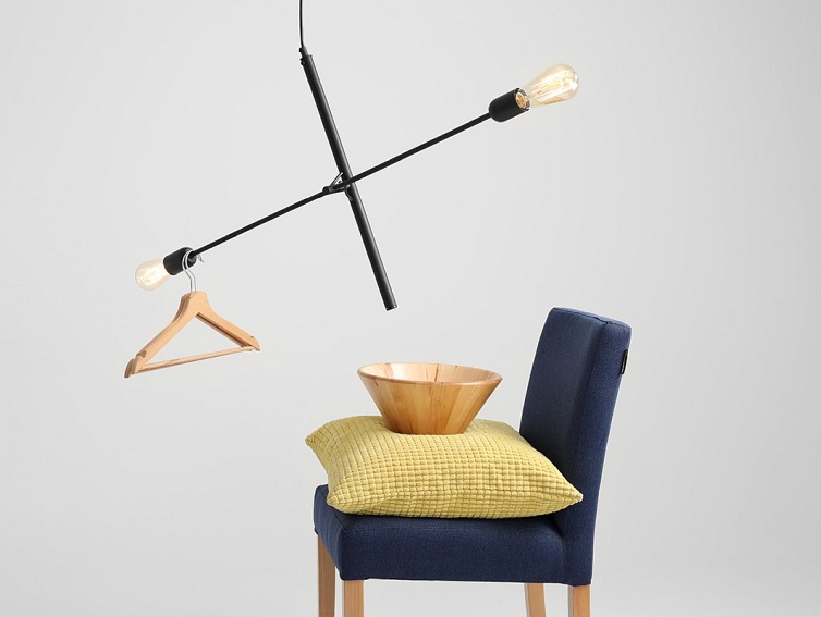 Lampa wisząca TWIGO 2 – czarny