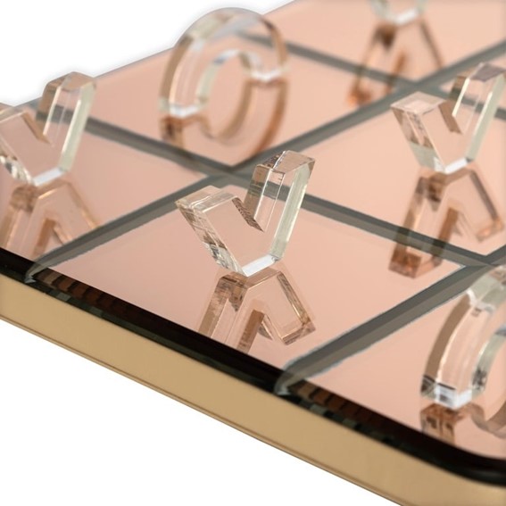 Kółko i Krzyżyk CAYLIN Różowe Złoto