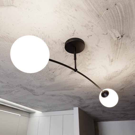 Lampa Sufitowa PREGOS 2 Czarny