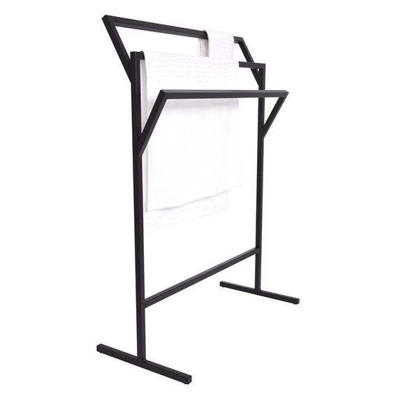 Wieszak Łazienkowy KAJA HOME KS-16 TOWEL III Czarny