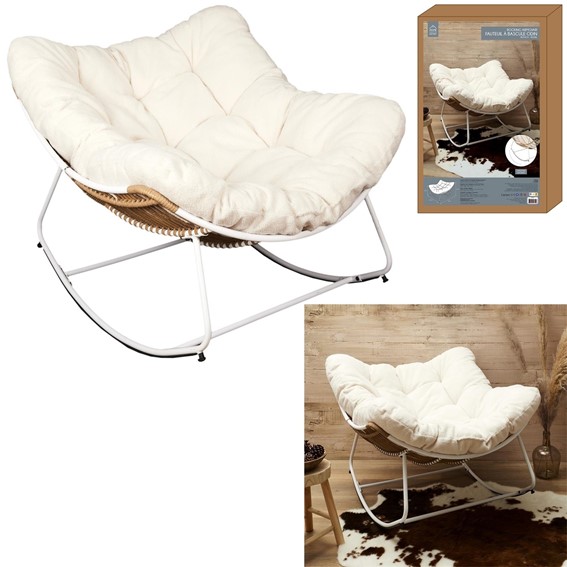 Fotel ODIN Baranek Kremowy