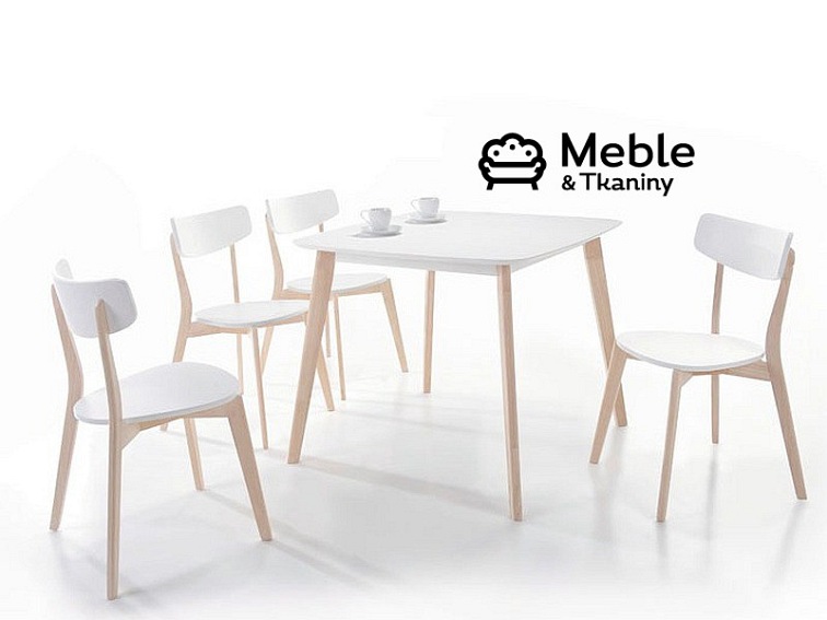 Stół TIBI 90x80 Biały