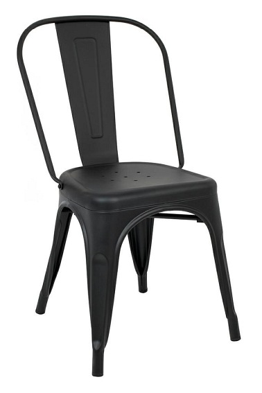 Krzesło Tower Paris 45x53x85 Czarne