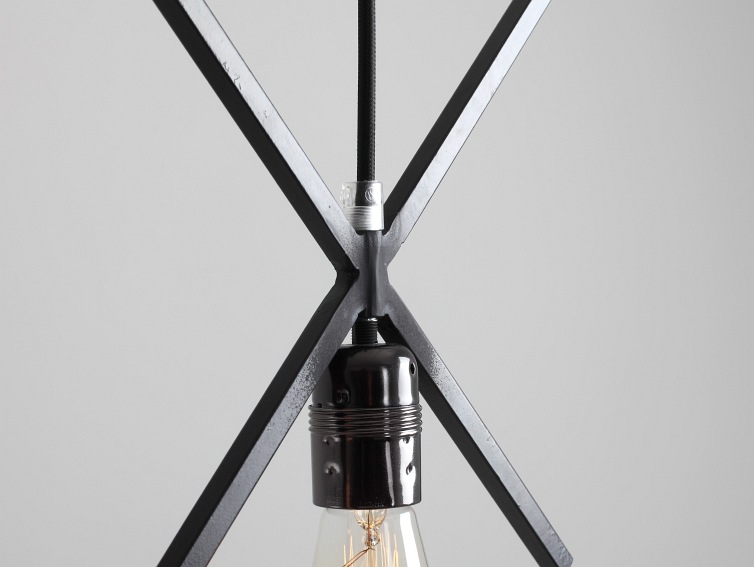 Lampa Wisząca Xlamp 25x25 Czarny