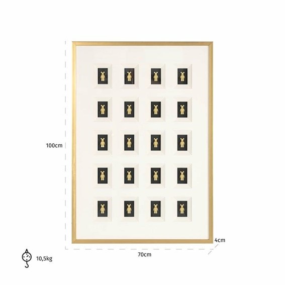 Obraz BEAR BLOCK 3D 100x70cm