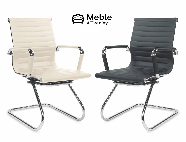 Fotel Gabinetowy PRESTIGE SKID Czarny