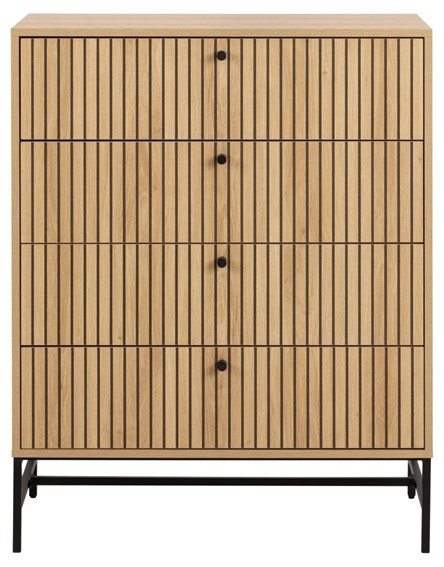 Komoda ALBANY 4 Szuflady Dąb Naturalny