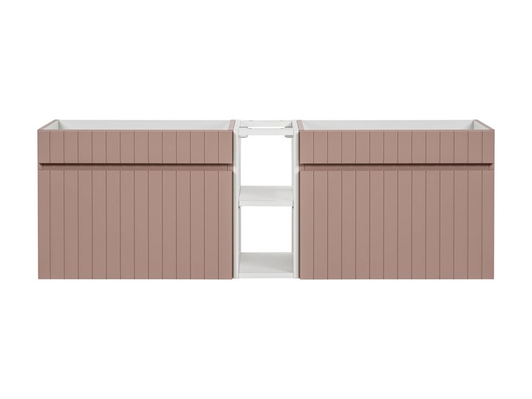 Zestaw ICR 81-01 140cm (2x Szafka + Regał) Różowy/Biały