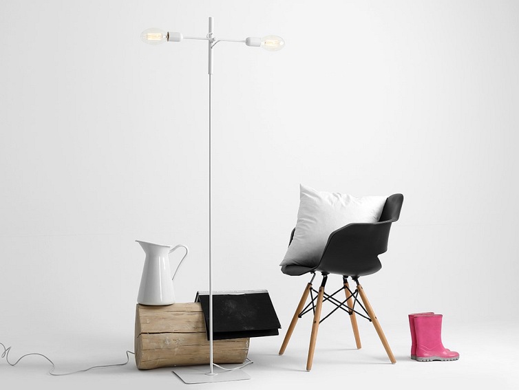 Lampa podłogowa TWIGO FLOOR 2 – biały
