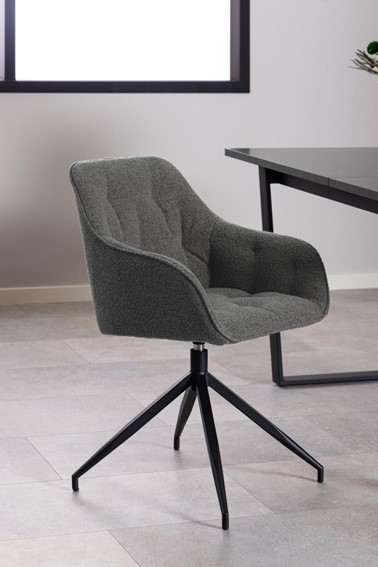 Krzesło Obrotowe BROOKE Monza Antracytowy