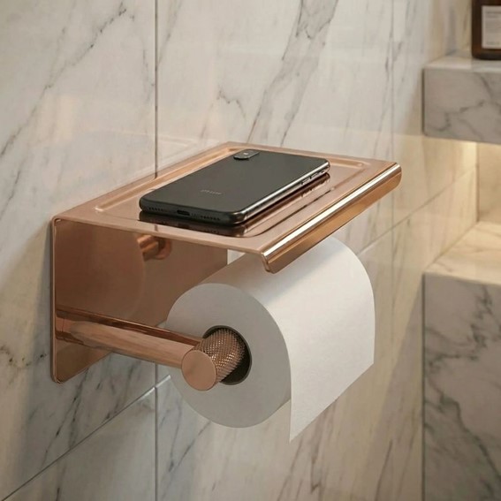 Uchwyt na Papier Toaletowy 6613 MODERN Miedź