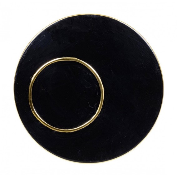 Stolik Kawowy KESAR fi40 Czarny