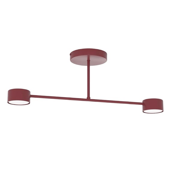 Lampa Sufitowa HALO 2 Burgundowy