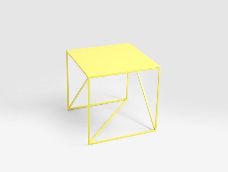 Stolik MEMO METAL 50 Żółty