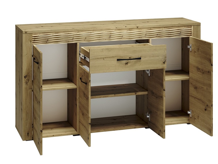 Komoda Artis 08 40x165x94 Dąb Artisan