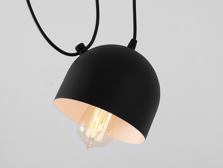 Lampa wisząca POPO 2 – czarny