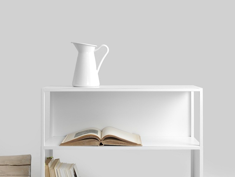 Regał HYLLER SIDE METAL 100×75