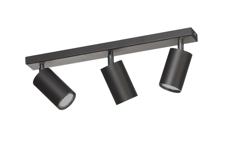 Plafon Rolos 3 czarny