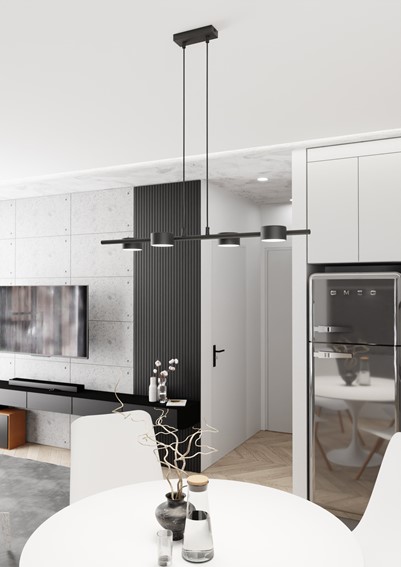 Lampa Wisząca SORA 4 Czarny