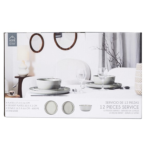 Zestaw Obiadowy na 4 Osoby TEMP Zielony