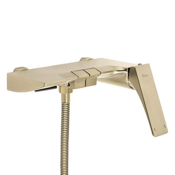 Bateria Wannowa JOE Złoty Szczotkowany