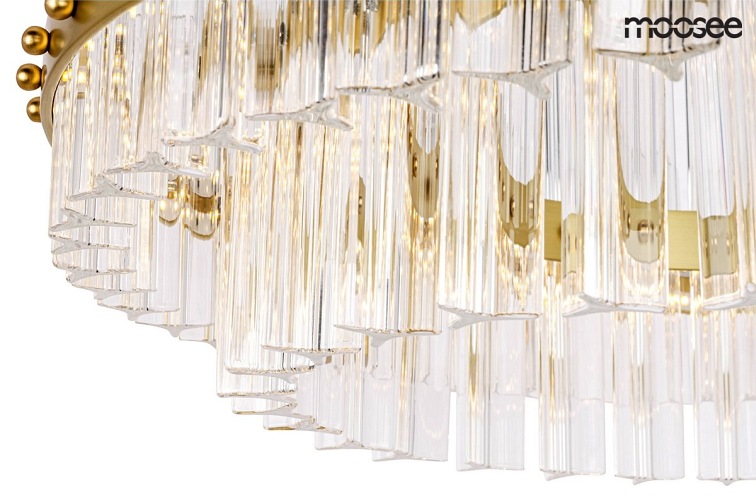 Lampa Wisząca SATURNUS 47 DUO Złota