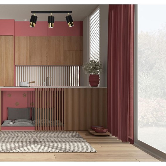 Lampa Sufitowa BONITA 3 Czarny