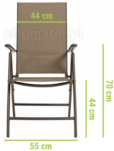 Zestaw Ogrodowy Modena Max 8-Osobowy Brązowy