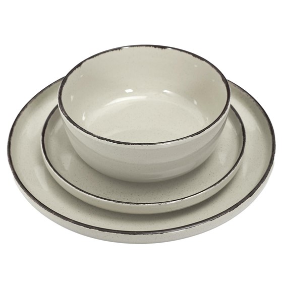 Zestaw Obiadowy na 4 Osoby TEMP Beżowy