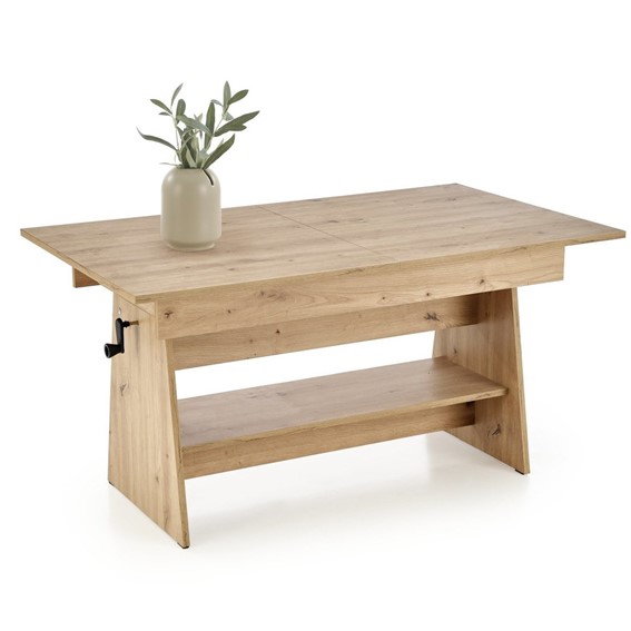 Ławostół Rozkładany ERIKA (120-160)x70 cm Dąb Artisan