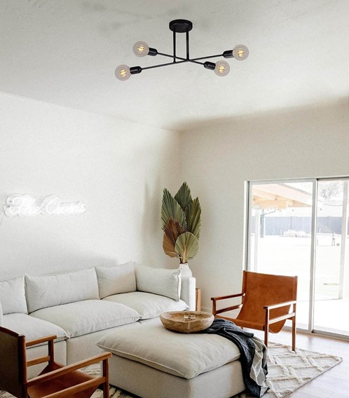 Lampa Sufitowa SITYA BLACK K-4382 Czarny