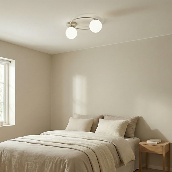 Lampa Sufitowa SOPRA 2 Beżowy/Biały