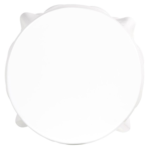 Stolik CHRISTY Fi40cm Biały